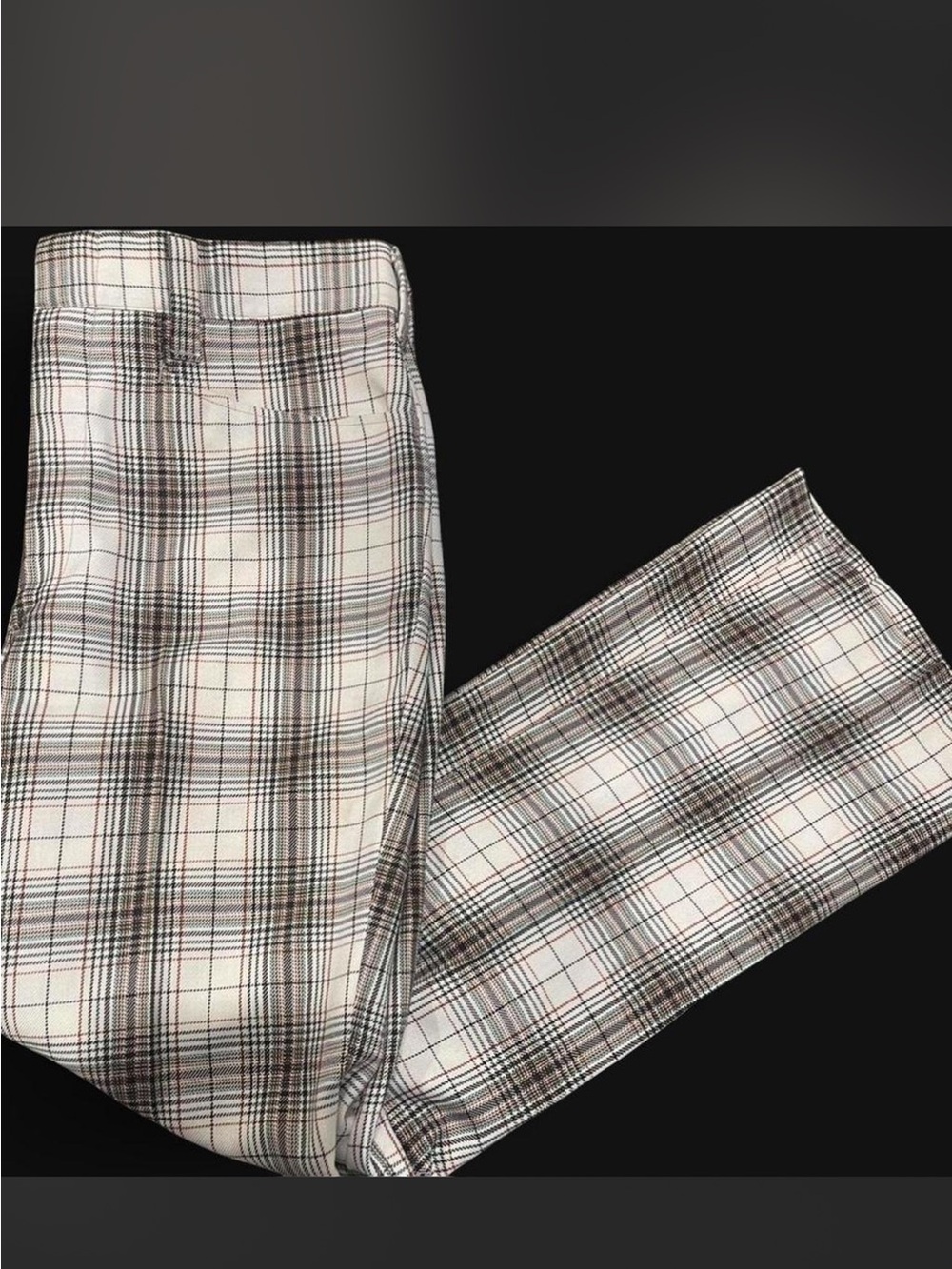 Vintage Harris Black plaid trousers
